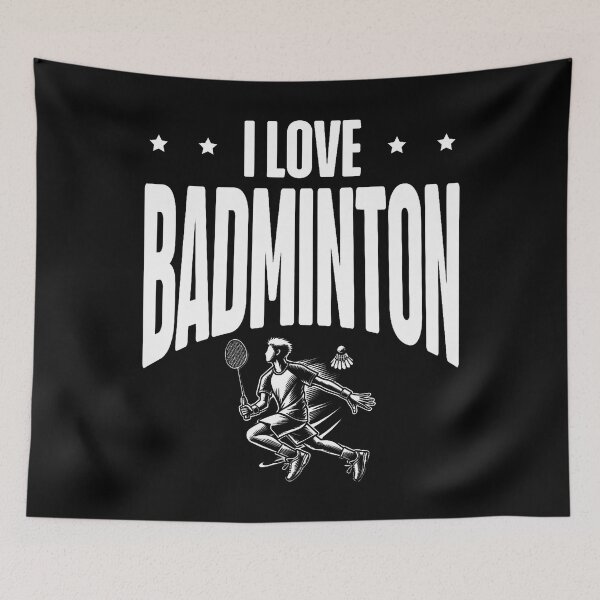 Item preview, Funny Badminton Player Love Shuttlecock designed and sold by prabuniard.