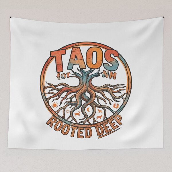 Item preview, Taos New Mexico Rooted Deep Design | Southwest Culture Art | NM Desert Aesthetic Gift designed and sold by FitEnvy.