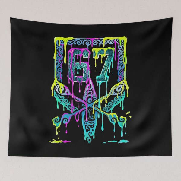 Item preview, Six Seven 6 7 Bruh 67 Meme Cool Funny Canoe Skull  Art designed and sold by LashondaGreen89.