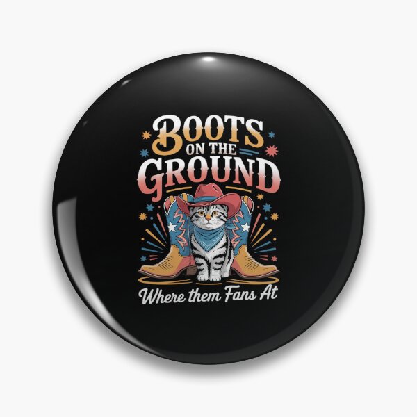 Item preview, Where Them Fans at Boots On The Ground Western Cat Cowgirl designed and sold by countntenov.