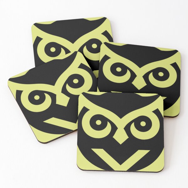 Item preview, Bold Owl Face Icon designed and sold by owlmodern.
