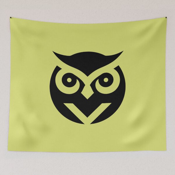 Item preview, Bold Owl Face Icon designed and sold by owlmodern.