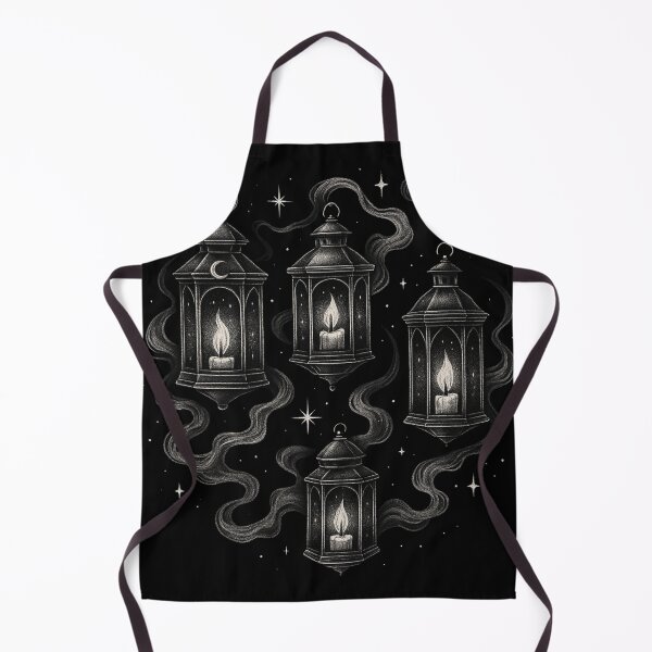 Item preview, Gothic Lantern Candle Art – Dark Academia Night Lantern Illustration designed and sold by Mouraludia.