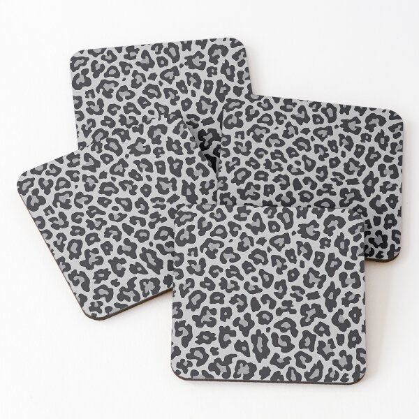 Item preview, Leopard print, light grey, dark grey, black, animal fur designed and sold by angel-cat-22.