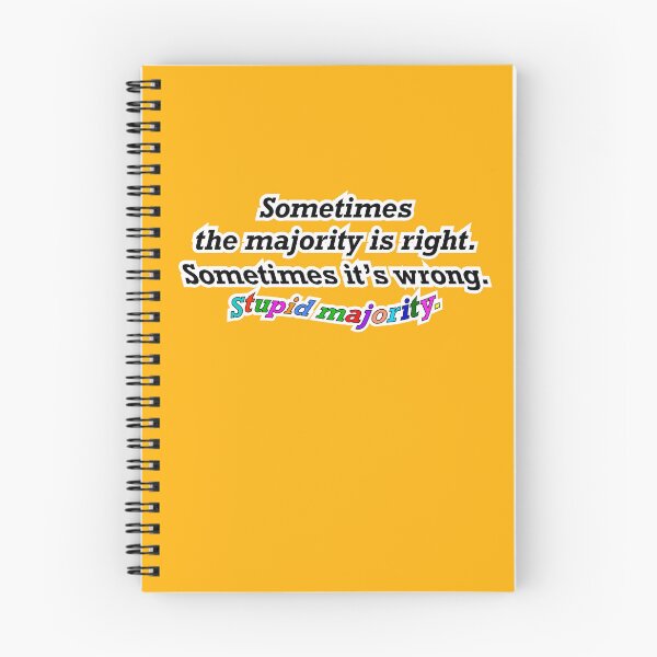 Item preview, Sometimes the majority is right sometimes not, orange background designed and sold by mntimg.