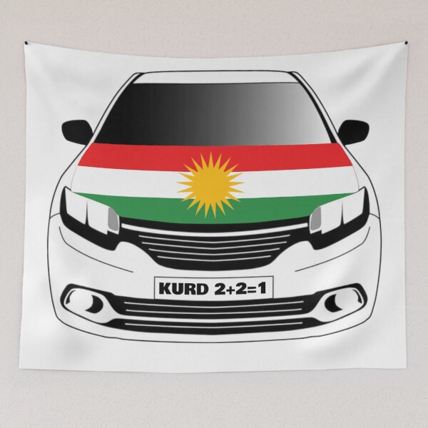 Item preview, Kurdistan - motorflagga designed and sold by KurdishShops.