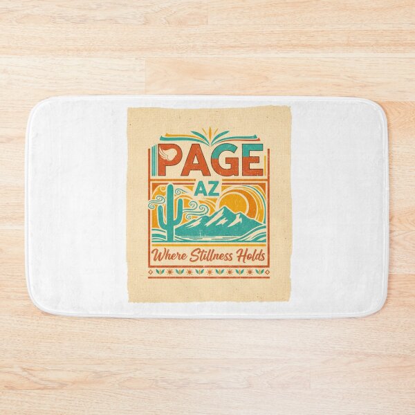 Item preview, Page AZ 'Where Stillness Holds' Southwest Desert Landscape Art | Serene Arizona Decor Print designed and sold by FitEnvy.
