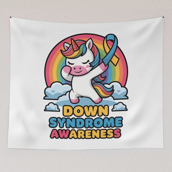 Artikelvorschau, Welt-Down-Syndrom-Tag: Dabbing Unicorn entworfen und verkauft von DentistLegal.