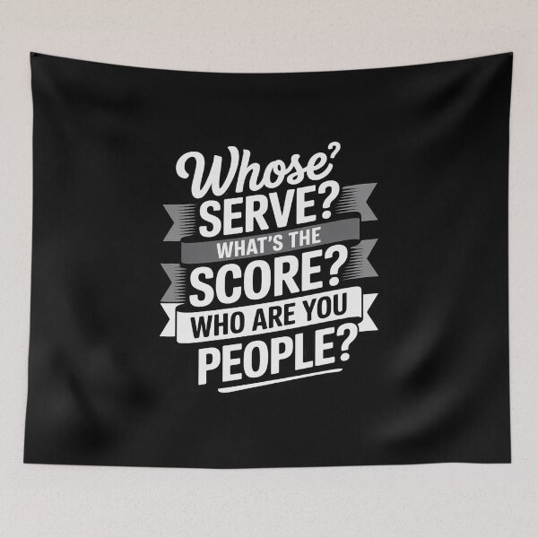 Item preview, Whose Serve What's The Score - Pickleball Paddleball designed and sold by Slwankol.