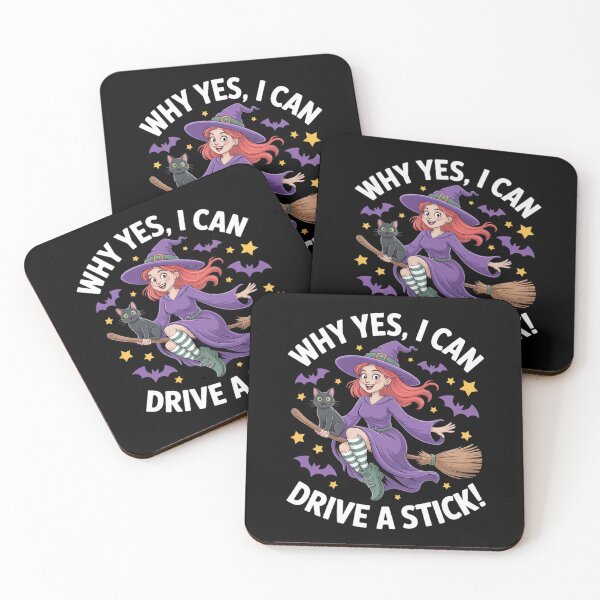 Item preview, Why Yes, I Can Drive A Stick Witch Humor Halloween Party designed and sold by Slwankol.