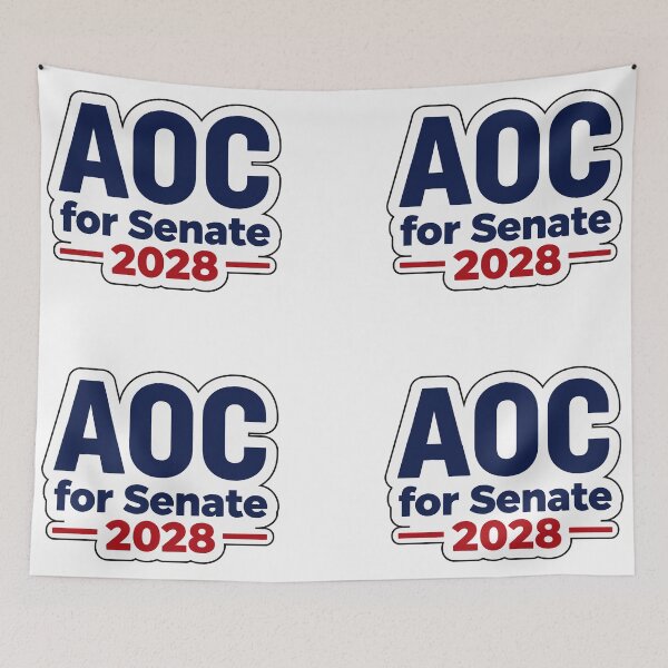 Item preview, AOC for Senate 2028 Political 4 Pack designed and sold by Owcomm.