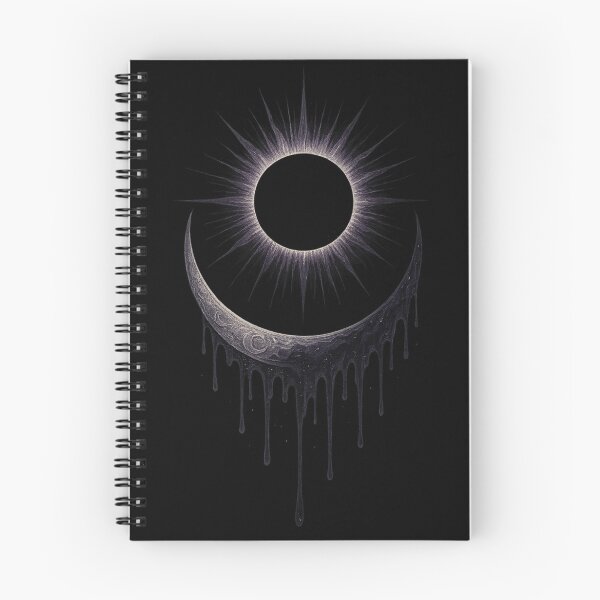Item preview, Dark Eclipse Moon – Gothic Celestial Lunar Symbol Art designed and sold by Mouraludia.
