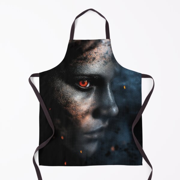 Item preview, Ember Gaze. Designed for black fabric  designed and sold by SteadyRolling.
