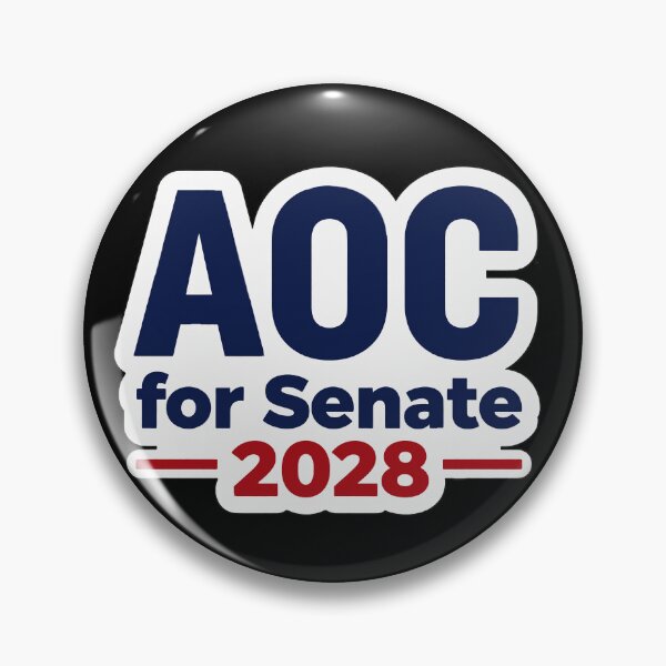 Item preview, AOC for Senate 2028 Political designed and sold by Owcomm.