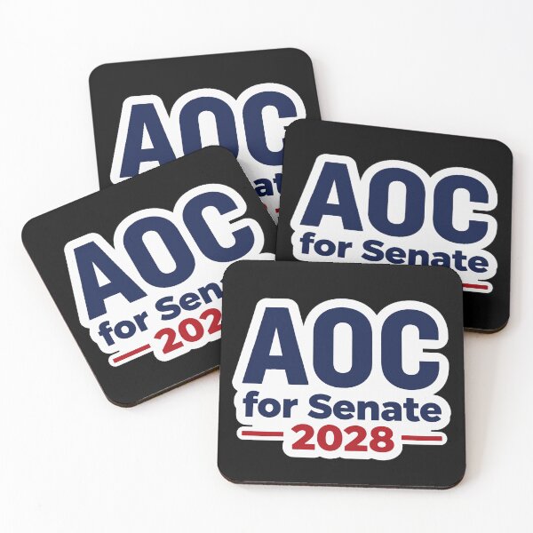 Item preview, AOC for Senate 2028 Political designed and sold by Owcomm.