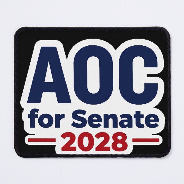 Item preview, AOC for Senate 2028 Political designed and sold by Owcomm.