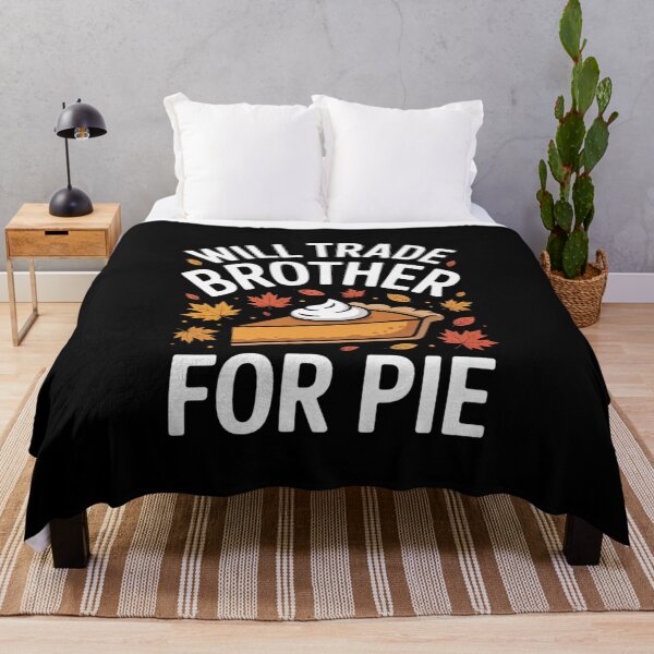 Item preview, Will Trade Brother For Pie Fall Family Kids Thanksgiving designed and sold by Slwankol.