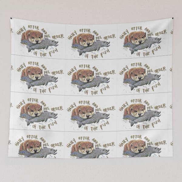 Item preview, Hairy Otter and The Order of the Fish designed and sold by OrangeFruitcake.