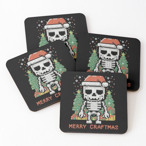 Item preview, Merry Craftmas Skeleton Sticker designed and sold by ciejkale9.