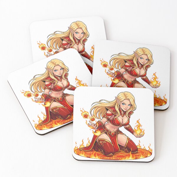 Item preview, Roll for Fireball: Elven Sorceress Rolling Dice designed and sold by SkinnyFlatWhite.