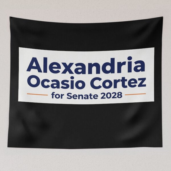 Item preview, Alexandria Ocasio Cortez For Senate 2028 Political Campaign designed and sold by Owcomm.