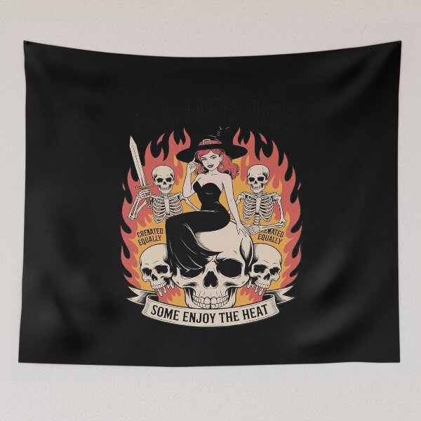 Item preview, Witch All Men Are Cremated Equal Feminist Halloween designed and sold by Slwankol.