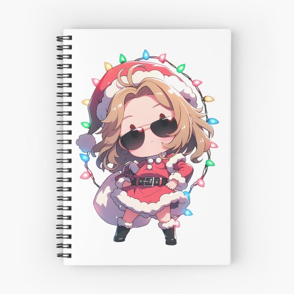 Item preview, Sakura Kinomoto Christmas Funny Cardcaptor Sakura Anime Girl Santa Lights Chibi Magic designed and sold by CarlosBender.