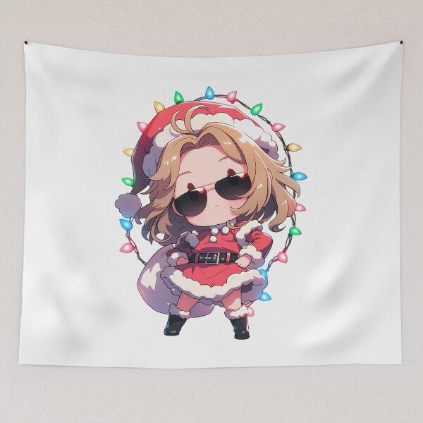 Item preview, Sakura Kinomoto Christmas Funny Cardcaptor Sakura Anime Girl Santa Lights Chibi Magic designed and sold by CarlosBender.
