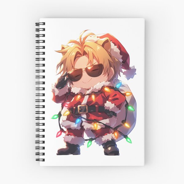 Item preview, Chan Kero Chan Cerberus Christmas Funny Cardcaptor Sakura Anime Santa Lights Chibi Spirit designed and sold by CarlosBender.