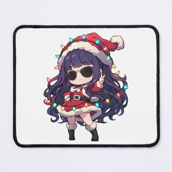 Item preview, Tomoyo Daidouji Christmas Funny Cardcaptor Sakura Anime Girl Santa Lights Chibi Joy designed and sold by CarlosBender.