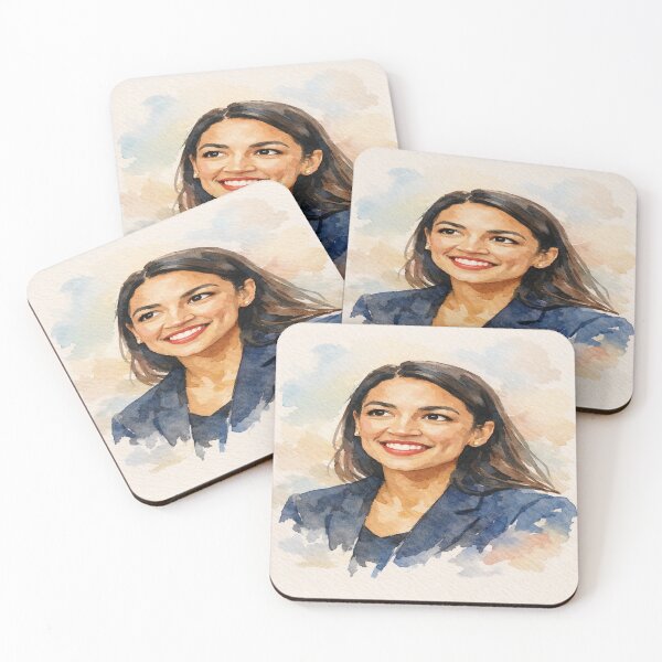 Item preview, Alexandria Ocasio Cortez AOC Portrait designed and sold by Owcomm.