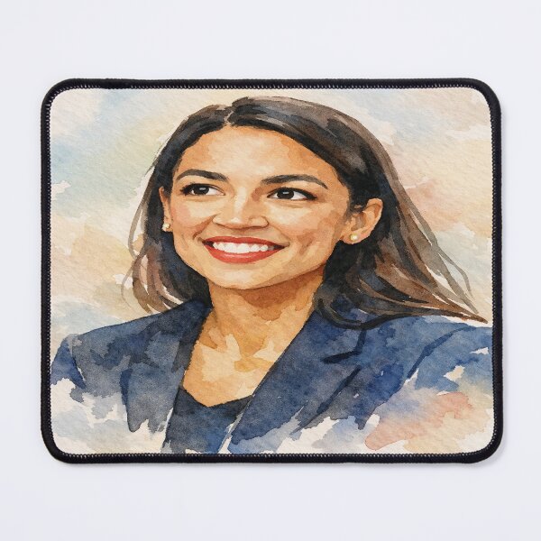 Item preview, Alexandria Ocasio Cortez AOC Portrait designed and sold by Owcomm.