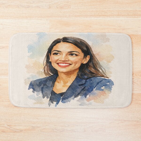 Item preview, Alexandria Ocasio Cortez AOC Portrait designed and sold by Owcomm.