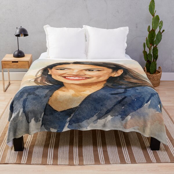 Item preview, Alexandria Ocasio Cortez AOC Portrait designed and sold by Owcomm.