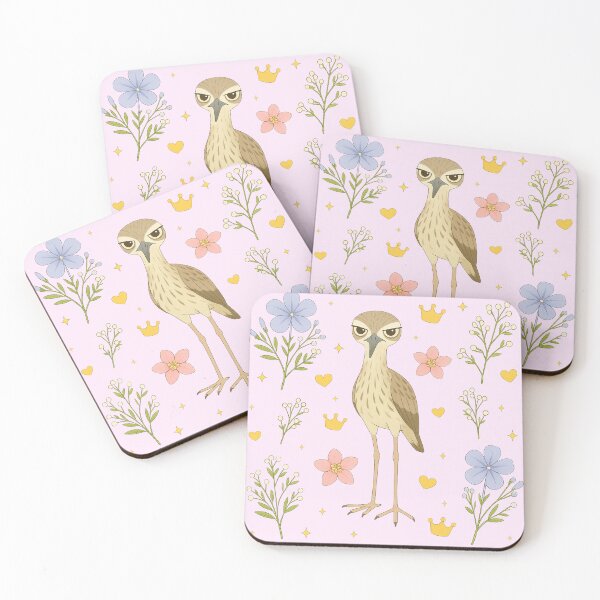 Item preview, Australian Stone-Curlew - Pink designed and sold by HIMEKARI.