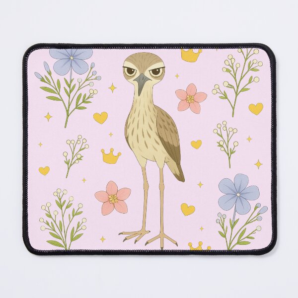 Item preview, Australian Stone-Curlew - Pink designed and sold by HIMEKARI.