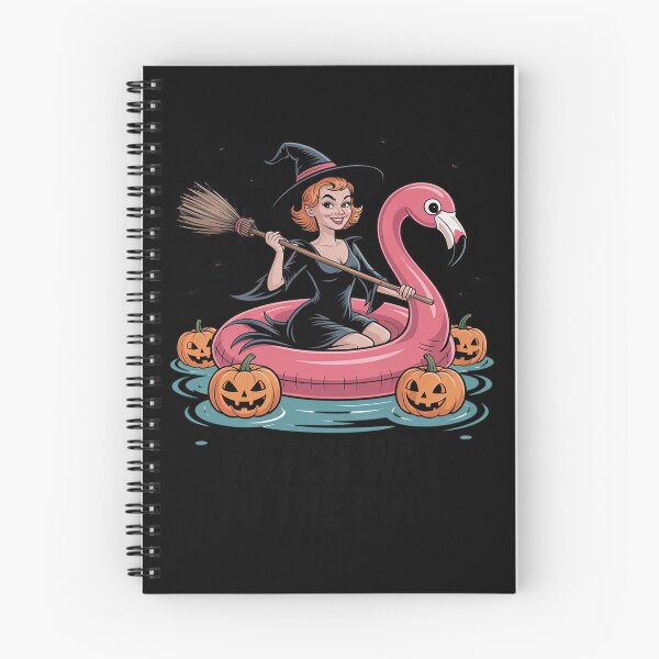 Item preview, Witch Way To The Pool Summer Autumn Fall Goth Spooky designed and sold by genkihikki.