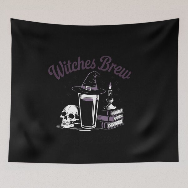 Item preview, Witches Brew Coffee Witchy Halloween designed and sold by genkihikki.