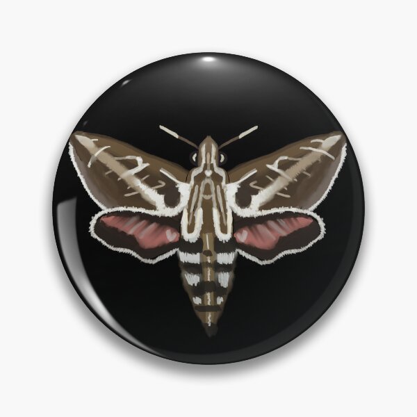 Item preview, White-lined Sphinx Moth designed and sold by DoodlesByKy.