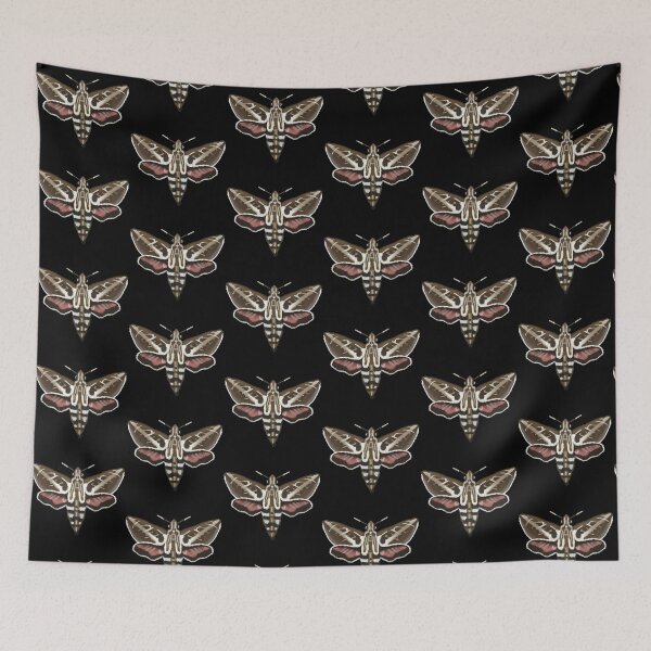 Item preview, White-lined Sphinx Moth designed and sold by DoodlesByKy.