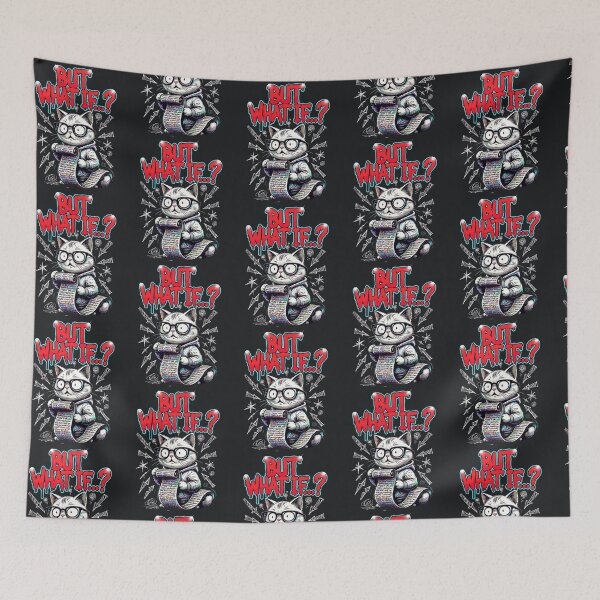 Item preview, But What If – Overthinking Funny Cat Anxiety Sarcastic Humor designed and sold by Taans-Creation.
