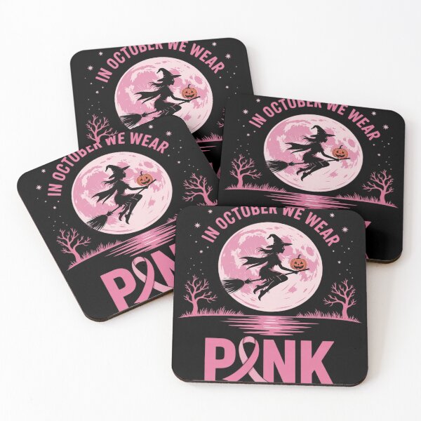 Item preview, Witches October We Wear Pink Autumn Case Breast Cancer designed and sold by genkihikki.