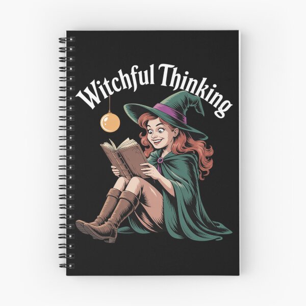 Item preview, Witchful Thinking Witch Reading Book designed and sold by genkihikki.