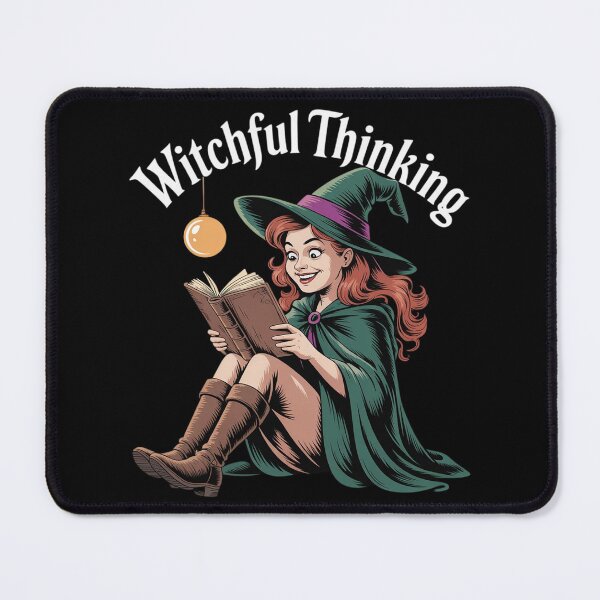 Item preview, Witchful Thinking Witch Reading Book designed and sold by genkihikki.