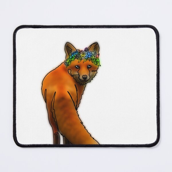 Item preview, Fox in a flower hat - animalzinhats designed and sold by Ashley’sAnimalz.