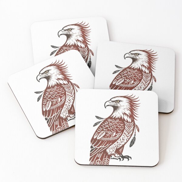 Item preview, Majestic Tribal Eagle Illustration designed and sold by optimusprime39.