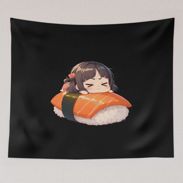 Item preview, Kirigaya Suguha Chibi Sushi Cuteness From Sword Art Online Anime designed and sold by CarlosBender.