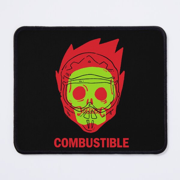 Item preview, Combustible Soul Heavy Metal Moto Skull designed and sold by RNASstuff.