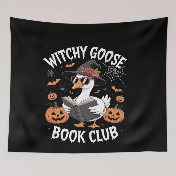 Item preview, Witchy Goose Book Club Halloween designed and sold by genkihikki.