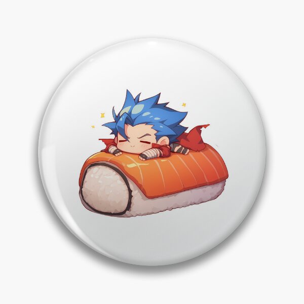 Item preview, Kamina Kawaii Chibi Sushi Hero From Gurren Lagann Anime designed and sold by CarlosBender.